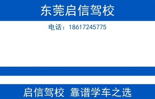 启信驾校肇庆线上分站